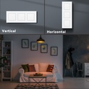 BSEED hármas Zigbee-s okos villanykapcsoló (nullvezetékes), átjáróval 12