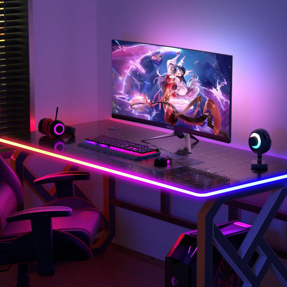 BSEED Wifi-s és Bluetooth-os RGB LED neon fénycsík asztalokhoz 1