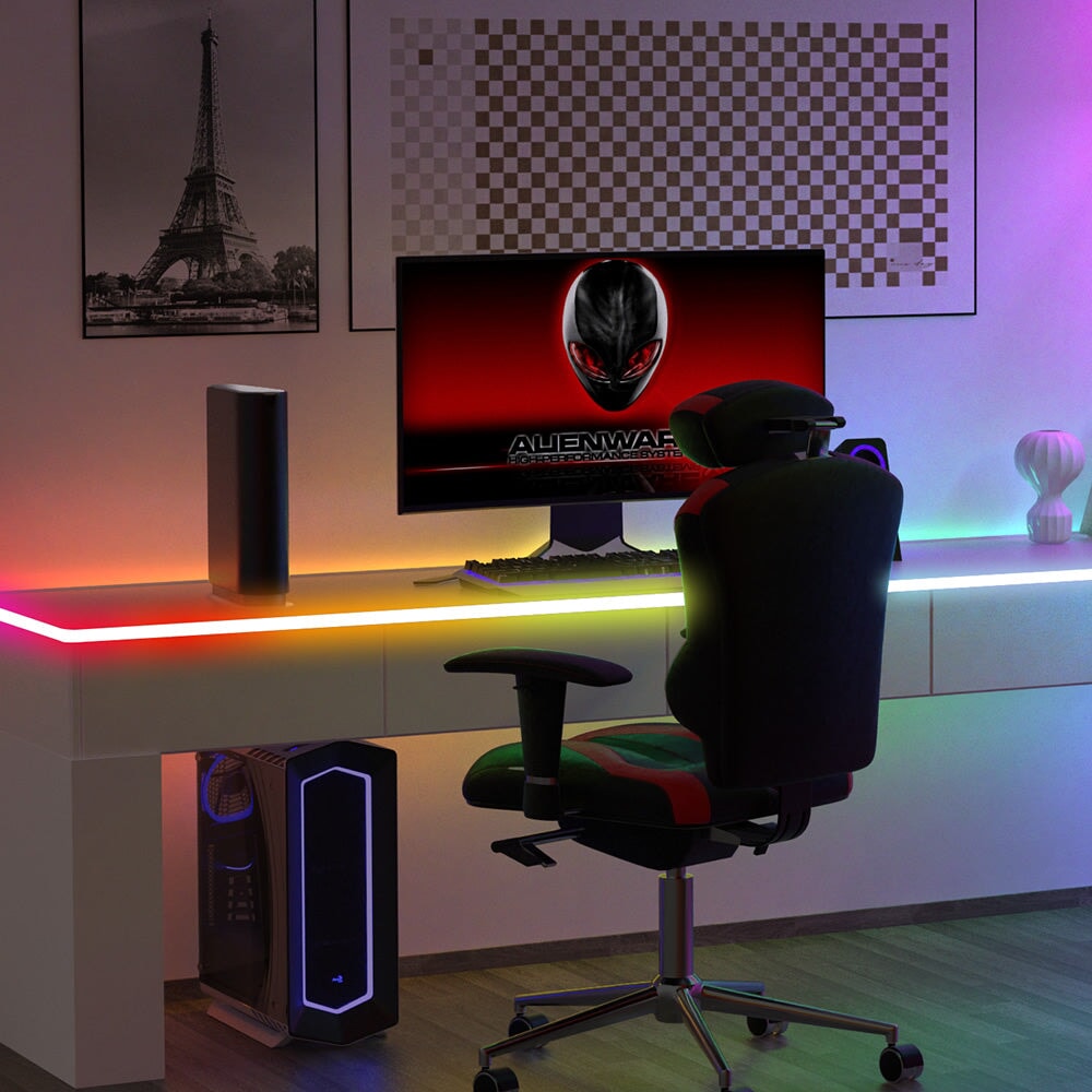 BSEED Wifi-s és Bluetooth-os RGB LED neon fénycsík asztalokhoz 4