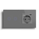 BSEED Zigbee villanykapcsoló (nullvezeték nélkül) EU konnektorral, USB-C töltővel 17