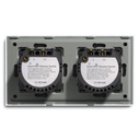 BSEED Wifi-s érintős dupla fényerő-szabályzó, 157 mm-es kristályüveg panel 12