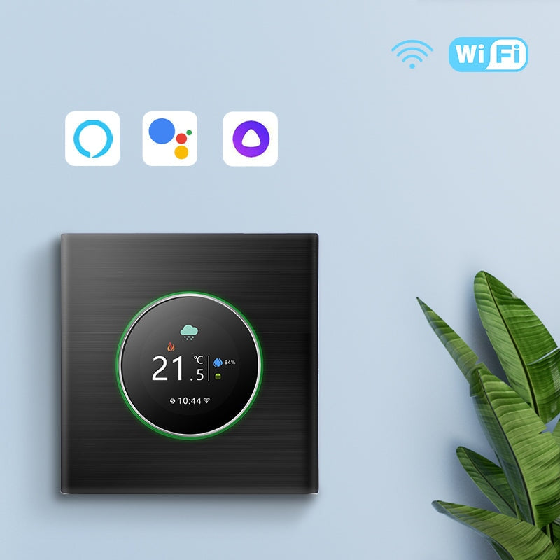 BSEED Wifi-s padlófűtés-termosztát forgatógombbal, kerek kijelzővel 1