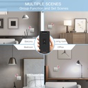 BSEED Zigbee okos villanykapcsoló (nullvezetős), 1–4 kapcsolós 14