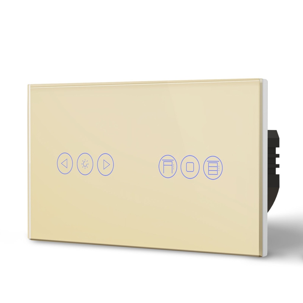 BSEED Wifi-s érintős fényerő-szabályzó redőnykapcsolóval, 157 mm 16