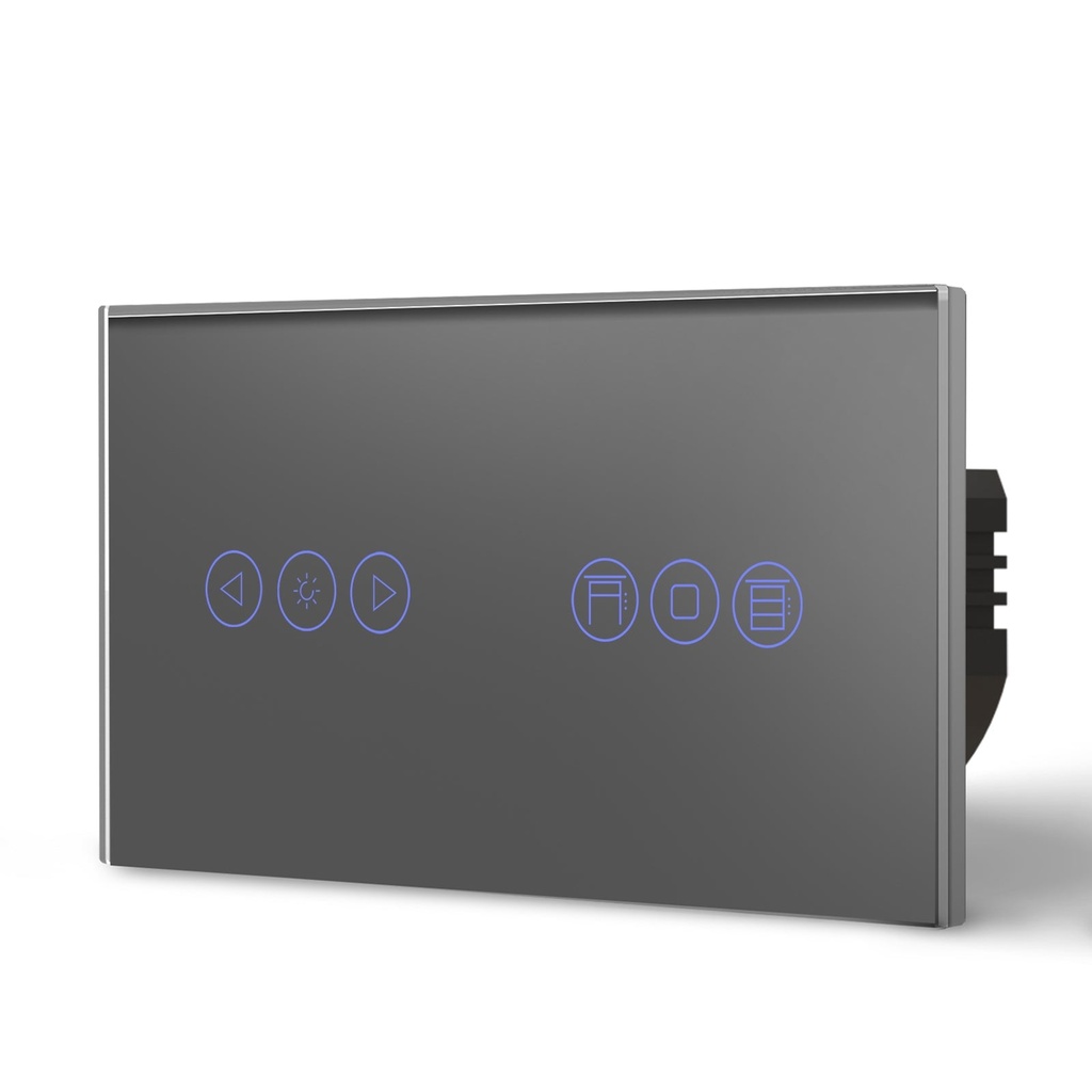 BSEED Wifi-s érintős fényerő-szabályzó redőnykapcsolóval, 157 mm 18