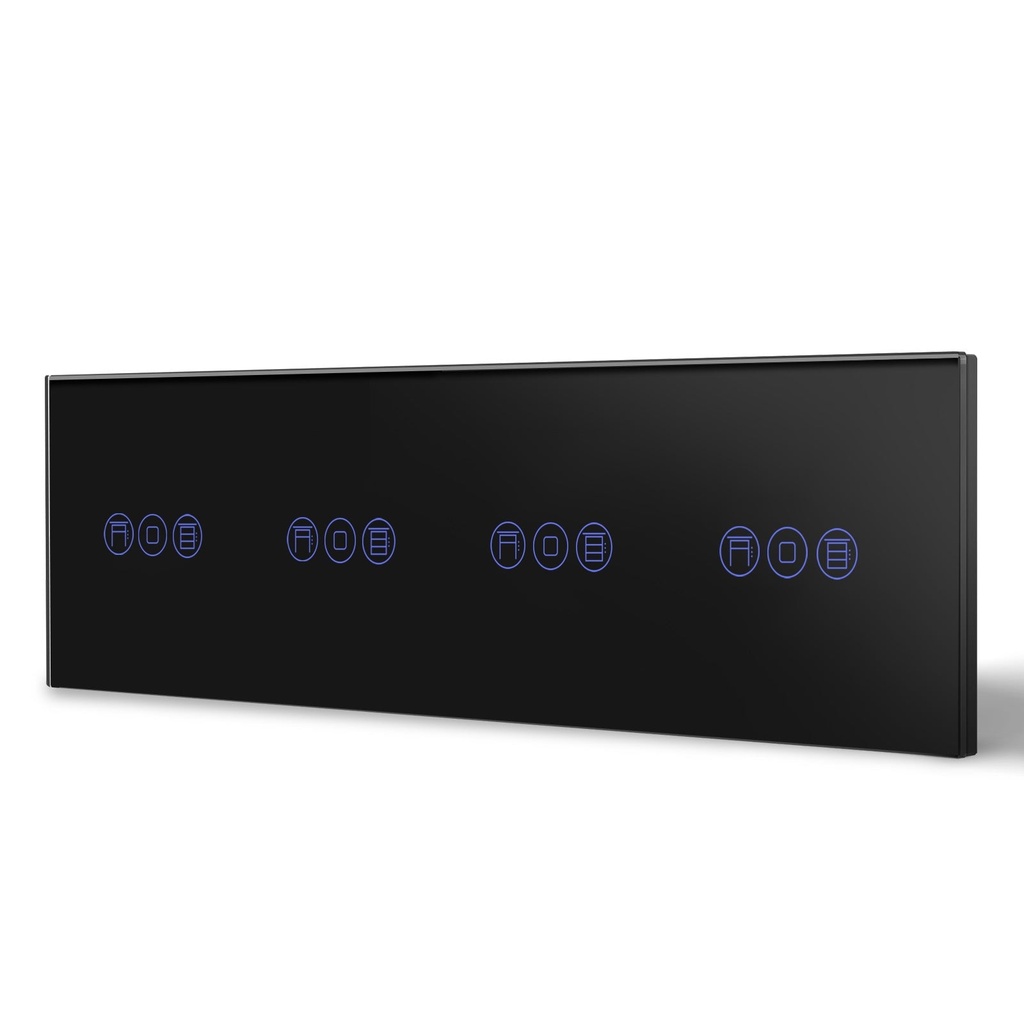 BSEED Wifi-s négyes érintős redőnykapcsoló, hangvezérlés, 299 mm 5