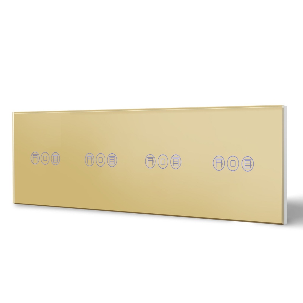 BSEED Wifi-s négyes érintős redőnykapcsoló, hangvezérlés, 299 mm 7