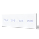 BSEED Wifi-s négyes érintős redőnykapcsoló, hangvezérlés, 299 mm 10