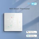 BSEED Wifi-s érintős padlófűtés-termosztát beépített LED kijelzővel, háttérvilágítással 1