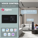 BSEED Zigbee-s érintős villanykapcsoló EU konnektorral, USB és USB-C töltővel 4