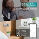 BSEED Zigbee-s érintős villanykapcsoló EU konnektorral, USB és USB-C töltővel 8