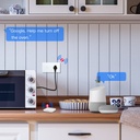 BSEED Zigbee-s villanykapcsoló Zigbee-s EU konnektorral, üveg előlap 4