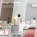 BSEED Wifi-s érintős LED kijelzős padlófűtés-termosztát 5