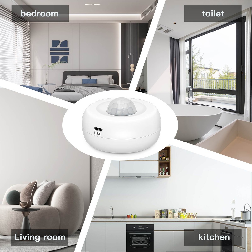 BSEED Zigbee mozgásérzékelő (PIR), éjszakai móddal 5