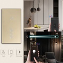 BSEED Zigbee érintős villanykapcsoló Zigbee fényerő-szabályzóval, 157 mm 1