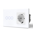 BSEED Wifi-s okos villanykapcsoló Wifi-s EU konnektorral, 157 mm 19