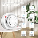 BSEED Zigbee-s elemes füstérzékelő, hangjelzéses riasztóval 4