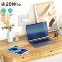 BSEED Zigbee okos EU konnektor USB + USB-C töltővel, fogyasztásméréssel 2