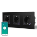 BSEED Zigbee okos EU konnektor USB + USB-C töltővel, fogyasztásméréssel 15