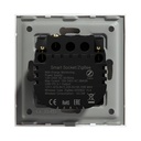 BSEED Zigbee okos EU konnektor USB + USB-C töltővel, fogyasztásméréssel 20