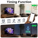 BSEED Zigbee érintős okos redőnykapcsoló 7