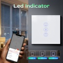 BSEED Zigbee érintős okos redőnykapcsoló 8