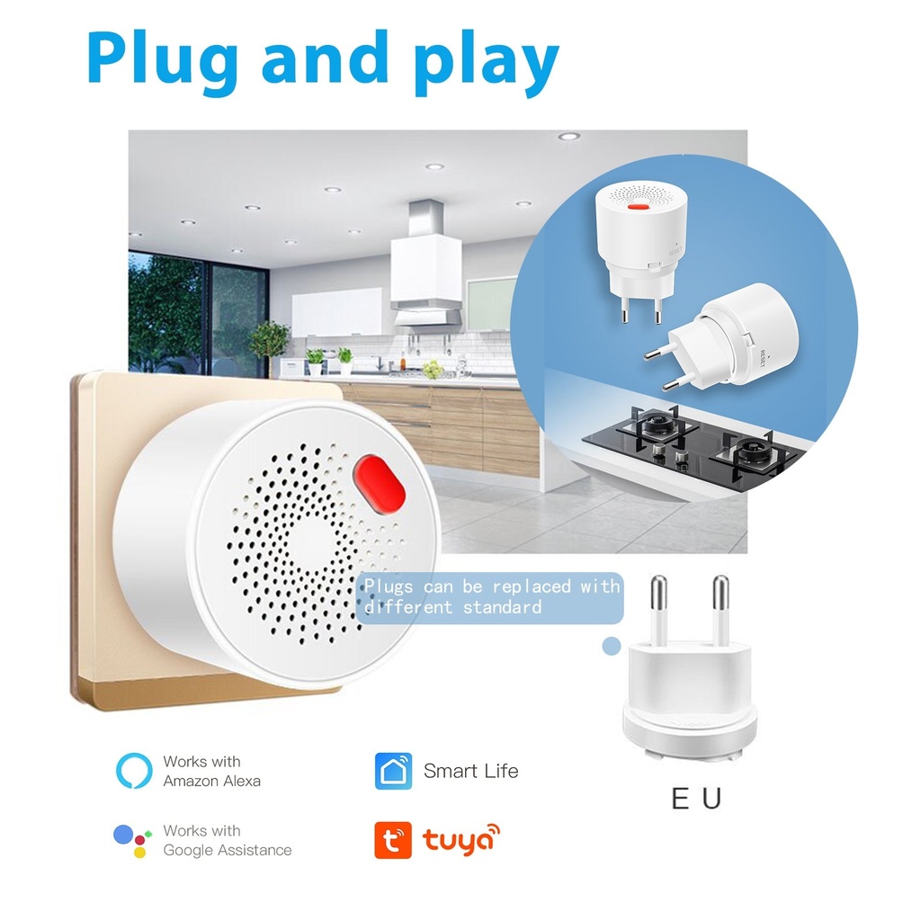 BSEED Zigbee okos gázérzékelő és riasztó (Tuya) 5