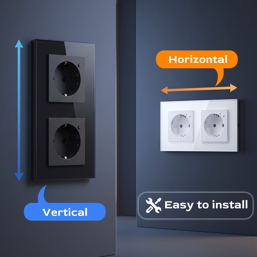 BSEED Zigbee-s okos EU konnektor, Alexa és Google kompatibilis 3