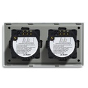 BSEED Zigbee dupla érintős redőnykapcsoló, 157 mm-es üveg előlap 13