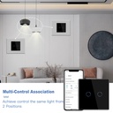 BSEED Zigbee-s okos villanykapcsoló (nullvezeték nélkül), üveg előlap 7