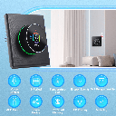 BSEED Zigbee padlófűtés-termosztát forgatógombbal, háttérvilágítással 3