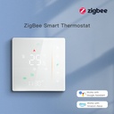 BSEED Zigbee érintős padlófűtés-termosztát integrált LED kijelzővel 1