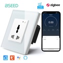 BSEED Zigbee okos fali konnektor fogyasztásméréssel, gyermekvédelemmel 1