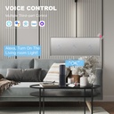 BSEED Zigbee hármas okos villanykapcsoló, 1–3 kapcsolós, 228 mm 3