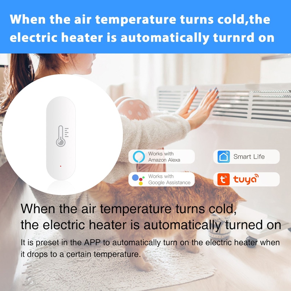 BSEED Zigbee-s okos hőmérséklet- és páratartalom-érzékelő (Tuya) 2