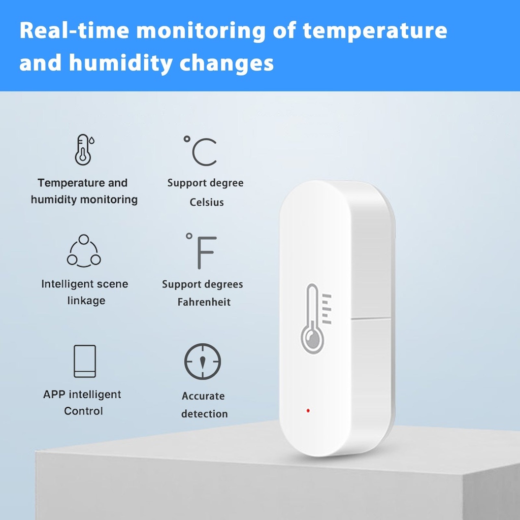 BSEED Zigbee-s okos hőmérséklet- és páratartalom-érzékelő (Tuya) 3