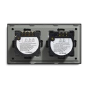 BSEED Zigbee érintős villanykapcsoló redőnykapcsolóval, üveg előlap, 157 mm 10