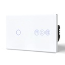 BSEED Zigbee érintős villanykapcsoló redőnykapcsolóval, üveg előlap, 157 mm 11