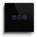 BSEED Zigbee-s érintős redőnykapcsoló, üveg előlap 1