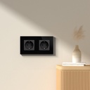 BSEED Click Zigbee okos betétek és üveg keretek, szabadon kombinálható, Fekete 1