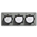 BSEED Wifi-s érintős villanykapcsoló dupla fényerő-szabályzóval, 228 mm 12
