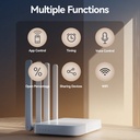 BSEED Click sorozat szabadon kombinálható Wifi-s kapcsoló- és konnektorbetétek, arany 8