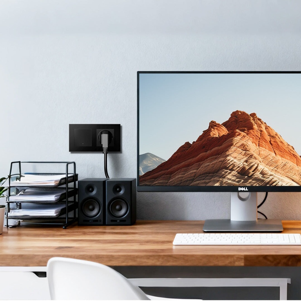BSEED Click Wifi okos betétek és üveg keretek, szabadon kombinálható, Fekete 1