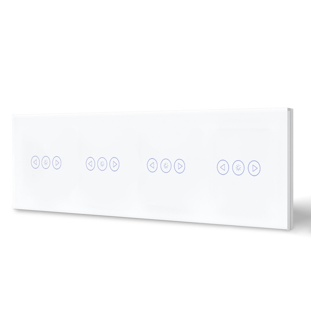 BSEED Wifi-s érintős fényerő-szabályzó és redőnykapcsoló, 299 mm-es üveg panel 11