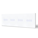 BSEED Wifi-s érintős fényerő-szabályzó és redőnykapcsoló, 299 mm-es üveg panel 11