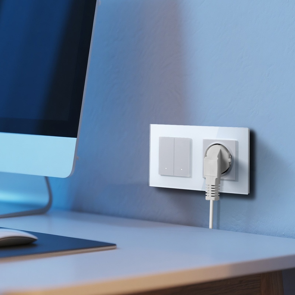 BSEED Click Wifi okos betétek és üveg keretek, szabadon kombinálható, Fehér 1