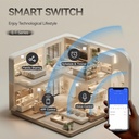 BSEED Echo Wifi-s okos villanykapcsoló (nullvezetős), üveg előlap 4