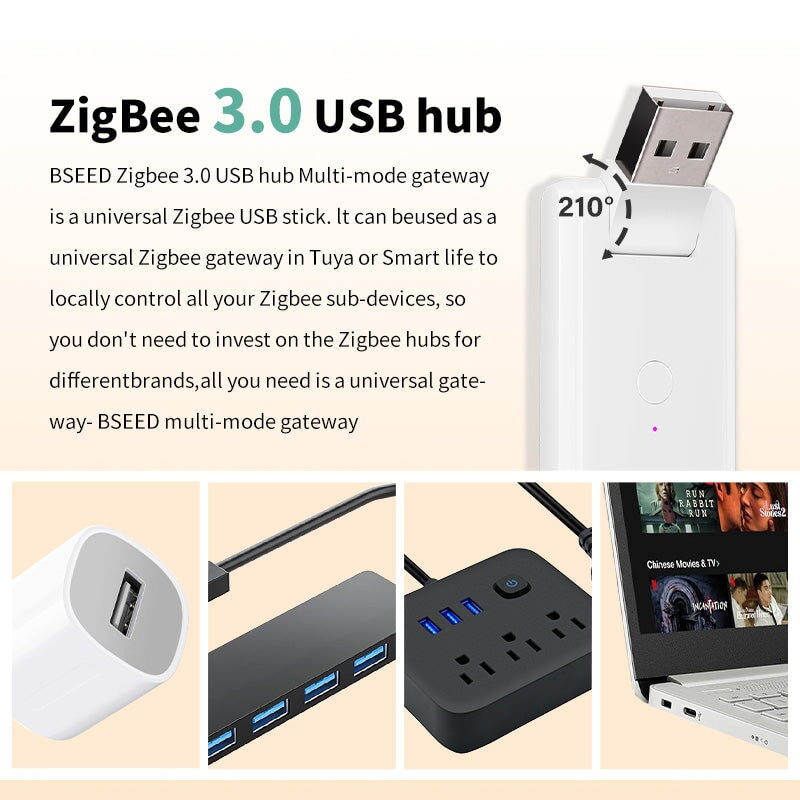 Tuya okos USB multi-mode átjáró (Zigbee + Bluetooth) 3