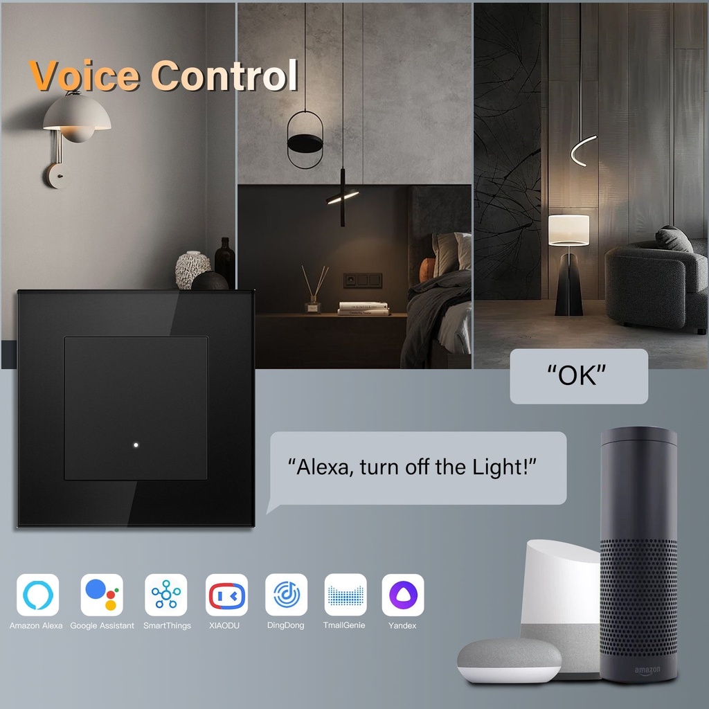 BSEED Wifi-s okos villanykapcsoló (nullvezetős), többhelyes vezérléssel 2