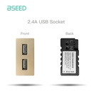 BSEED szabadon kombinálható aljzatmodulok és keret: USB, CAT, TV, HDMI (DIY) 5